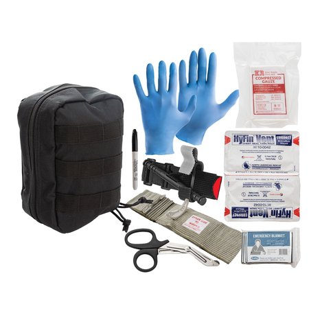 PROPAC Level 2 Bleeding Control Molle Kit, Black K3552-MOLLE-BLK